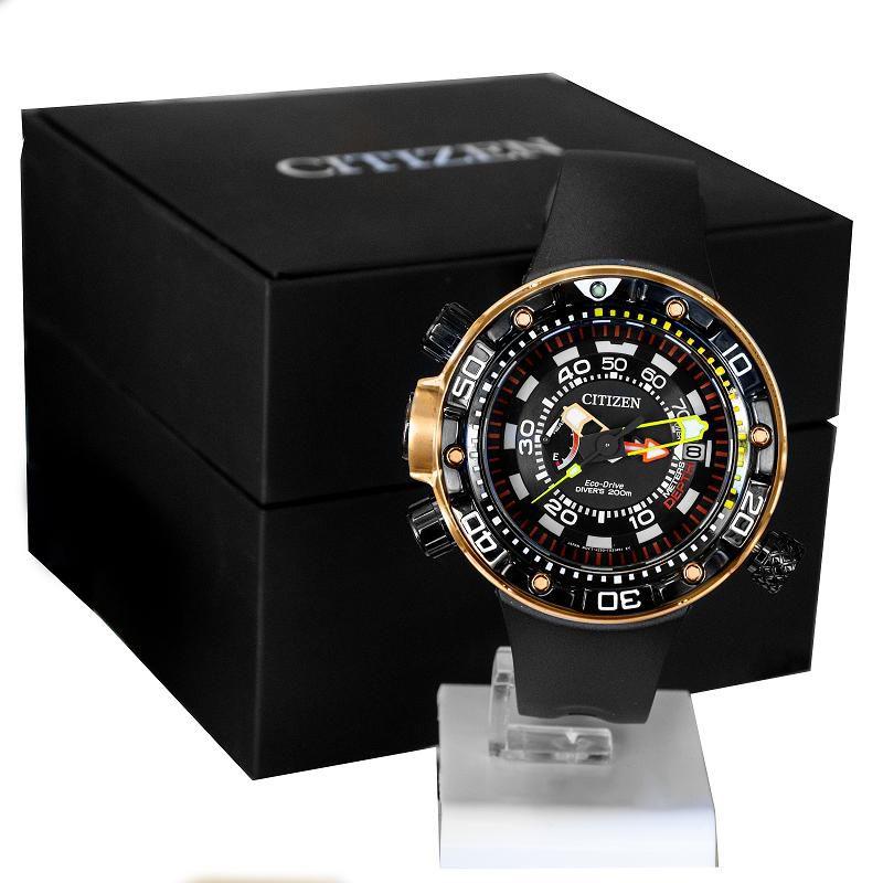 Relógio Masculino Citizen Aqualand Marine Eco-Drive TZ30740P